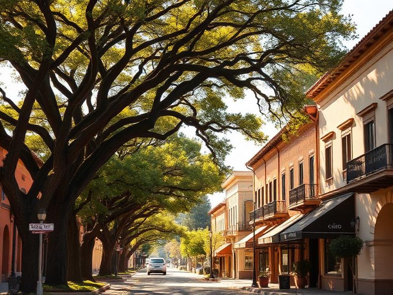 Lafayette, California cityscape
