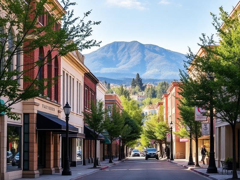 Walnut Creek, California cityscape